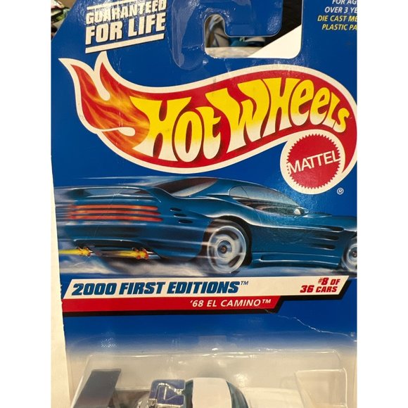 Hot Wheels 2000 First Editions 8 of 36 Collectable Car 68 El Camaro Toy Box Dama - Picture 7 of 10